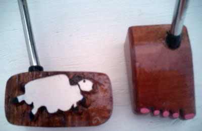 Wood Putters (Ernies Lamb, Daves Foot)