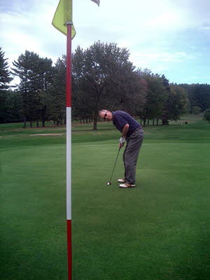 Gene's perfect putt